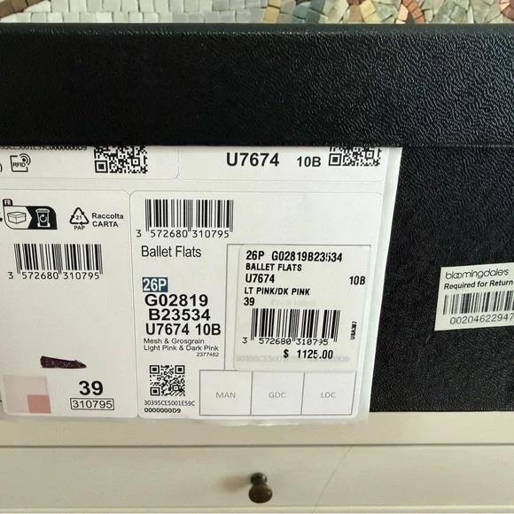 CHANEL Blush Pink Mesh Ballet Flats - Picture 5 of 5